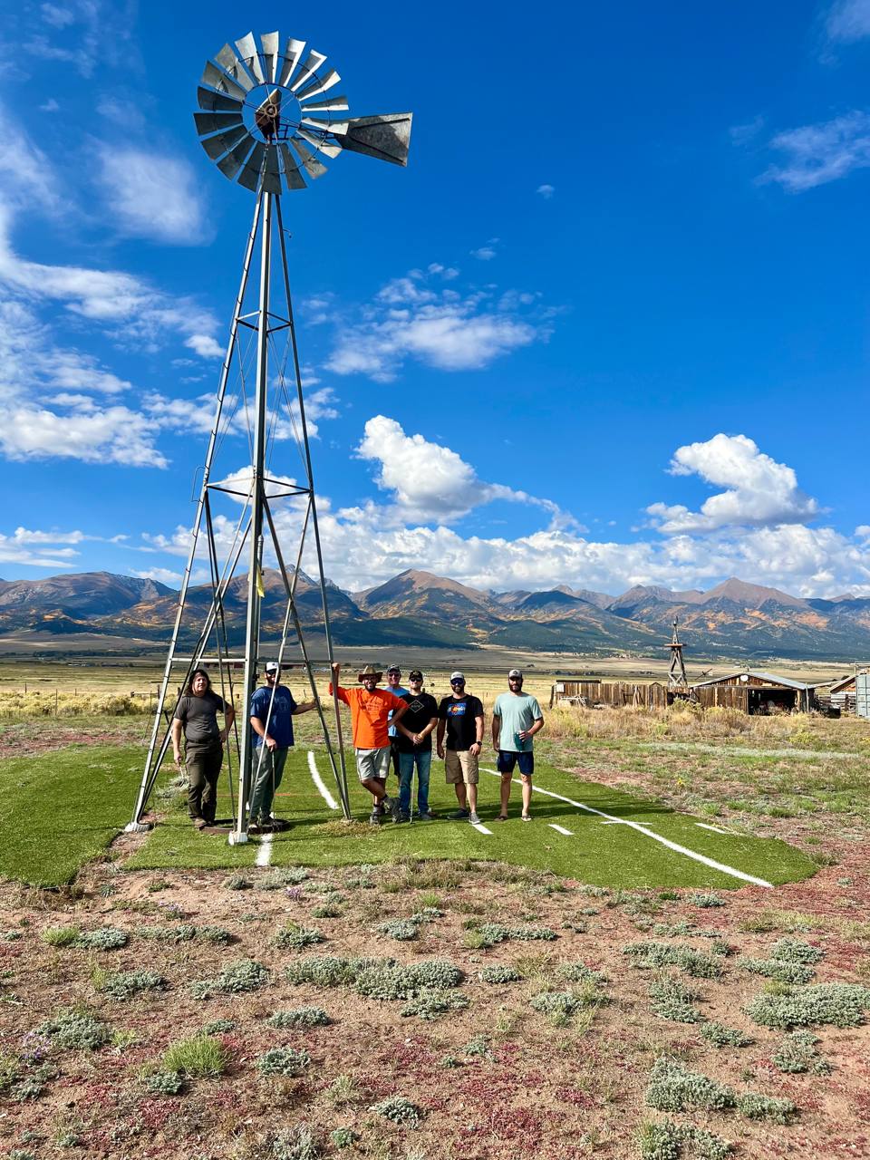 MVWD retreat group at Turkey Toe windmill